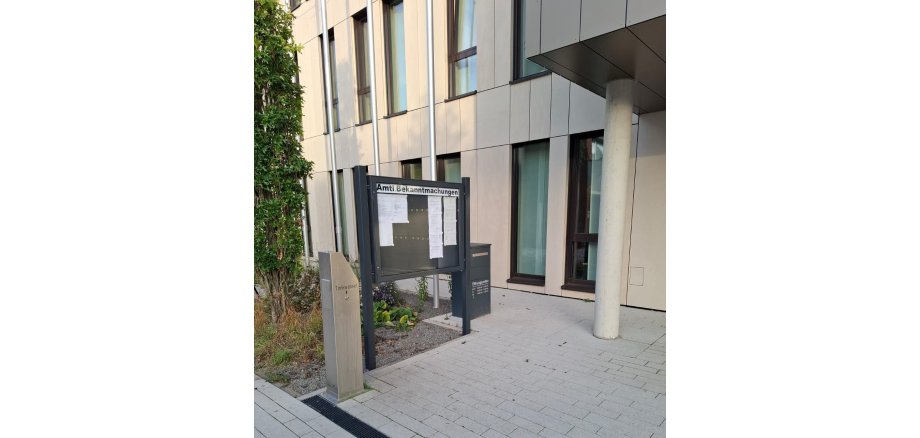 Bild des neuen Schaukastens