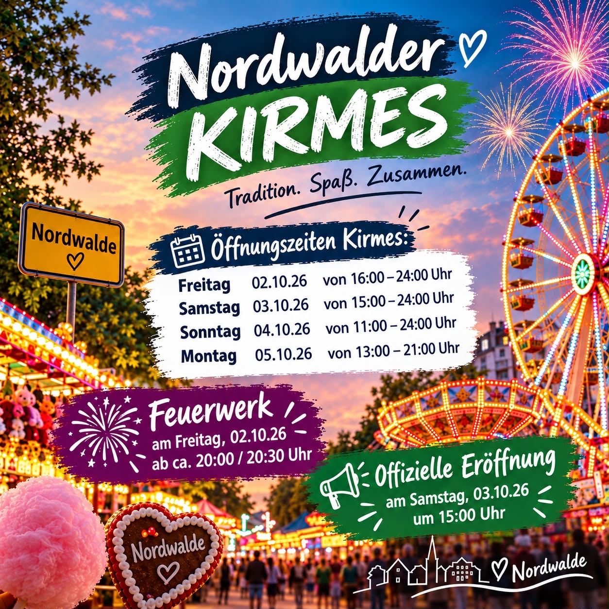 Plakat zur Kirmes