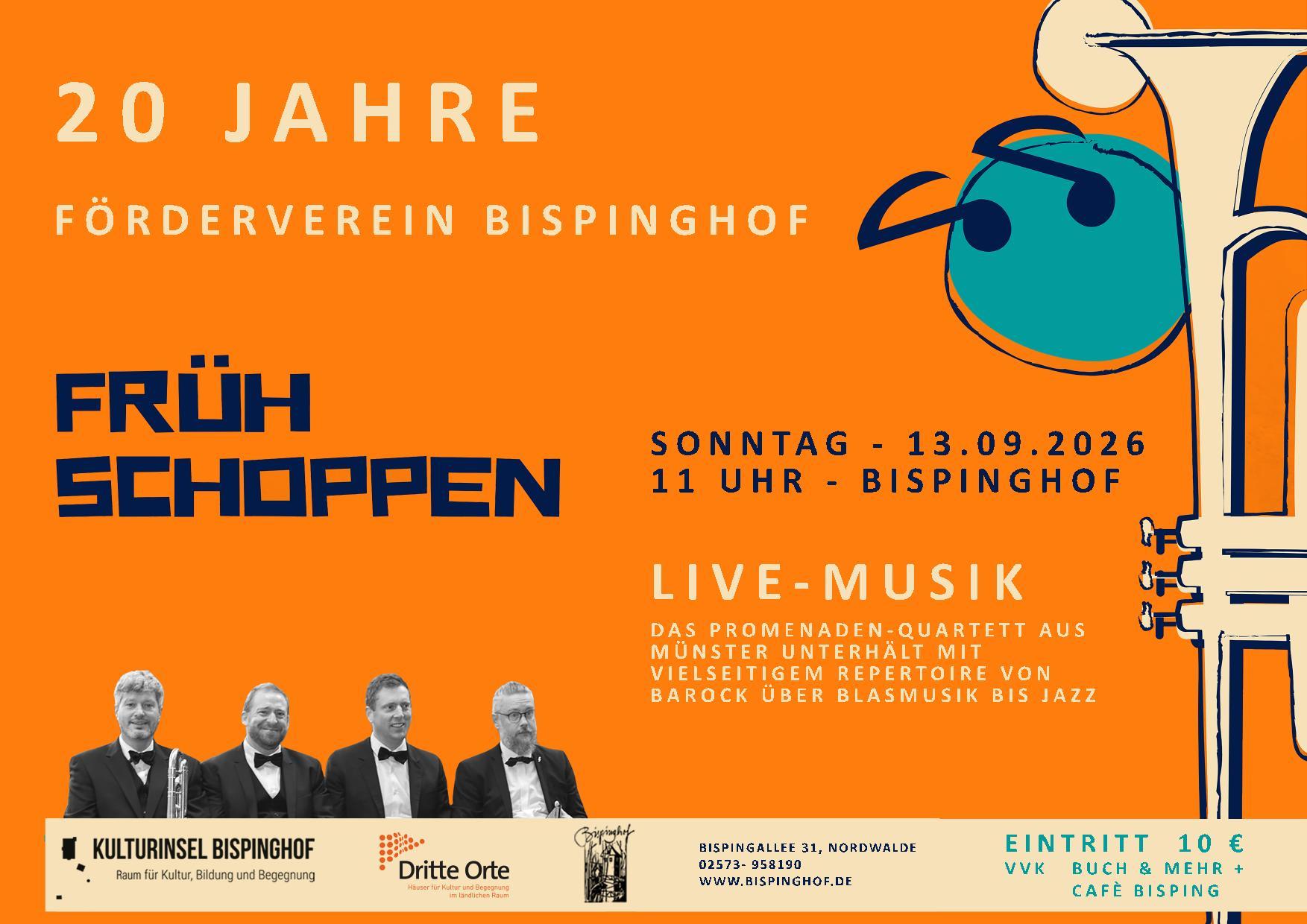 Plakat zum Frühschoppen