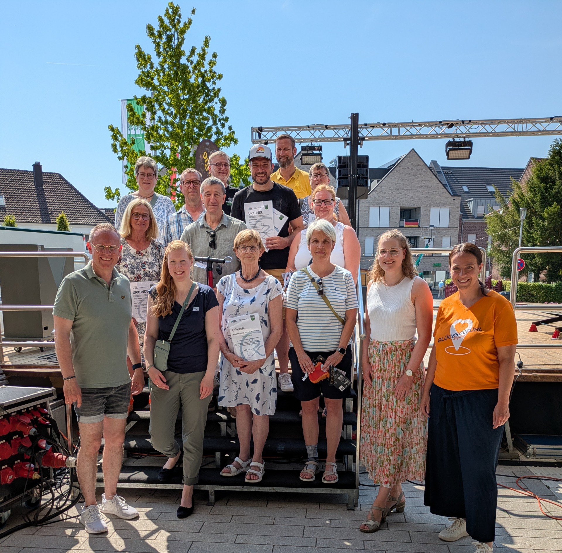 Gruppenbild nach der Auszeichnung