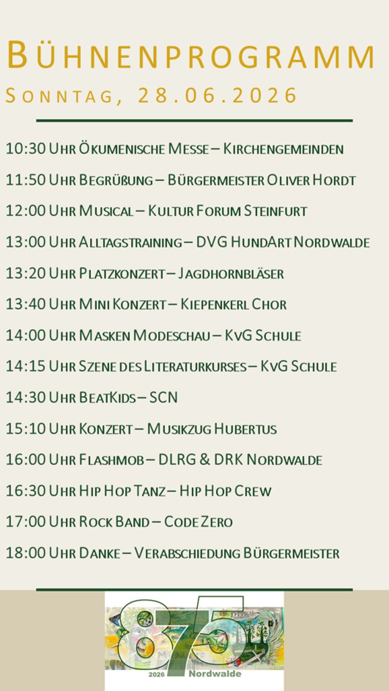 Bühnenprogramm